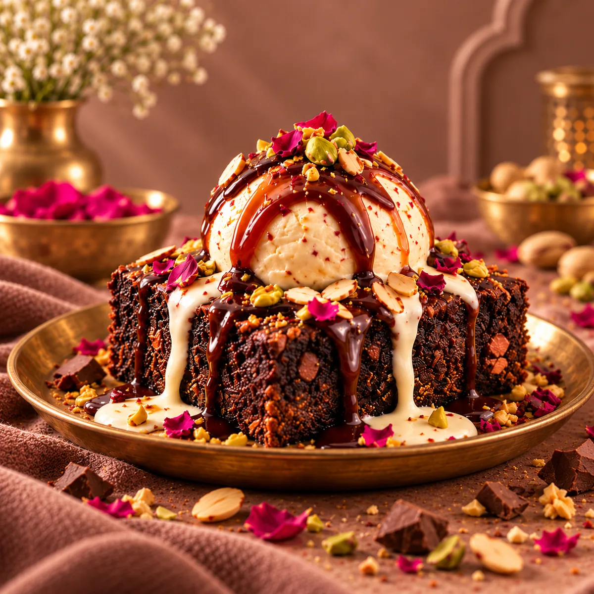 Thanda Brownie — Warm, fudgy, wonderfully Thanda.