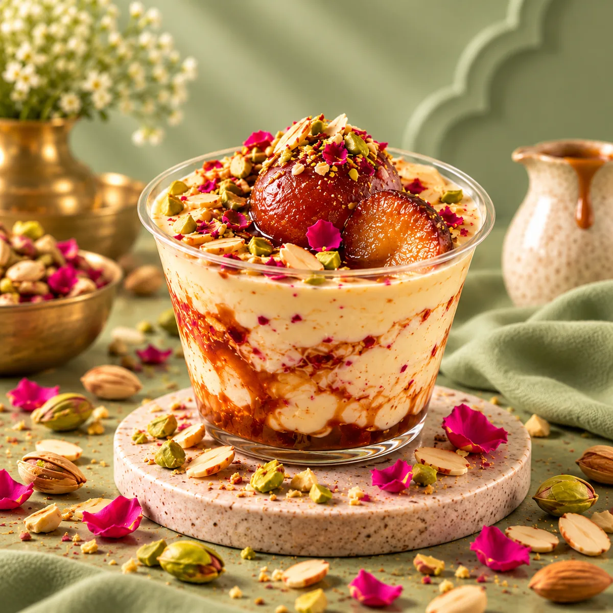 Thanda Gulab Jamun — Warm tradition, cool indulgence.