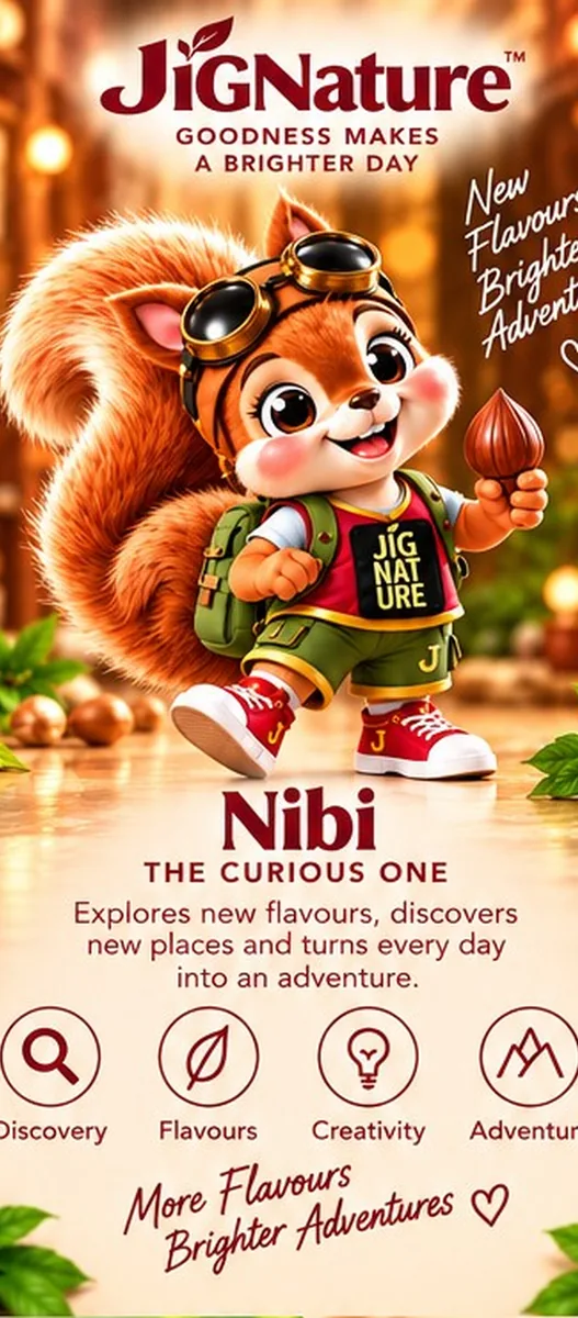 Nibi, The Curious One — Explores new flavours, discovers new places and turns every day into an adventure.