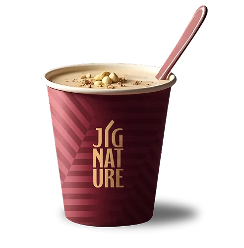 Special Jigarthanda with nuts in a JiGNature cup