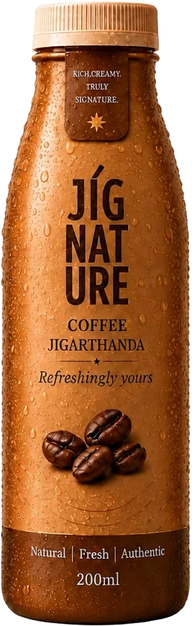 JiGNature Coffee Jigarthanda 200 ml bottle